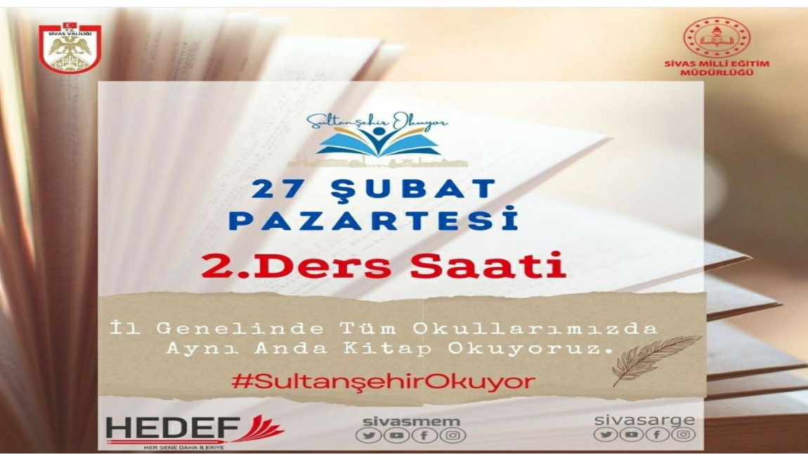#SultanşehirOkuyor (27 Şubat)